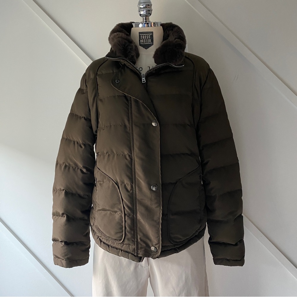 Max Mara Weekend Down Filled Quilted Crop Jacket - 10